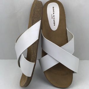 Rock and Candy by ZiGi white sandals